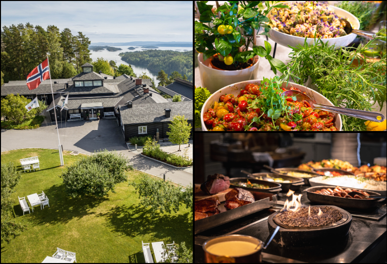 Sommerlunsj for medlemmer av Asker Næringsforening på Quality Hotel Leangkollen